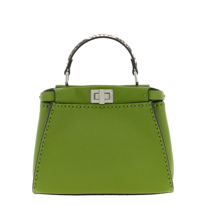 MAYFEYR - Fendi - Peekaboo Mini Cuoio Romano Leather Green - 8BN244AYB3F1WMT