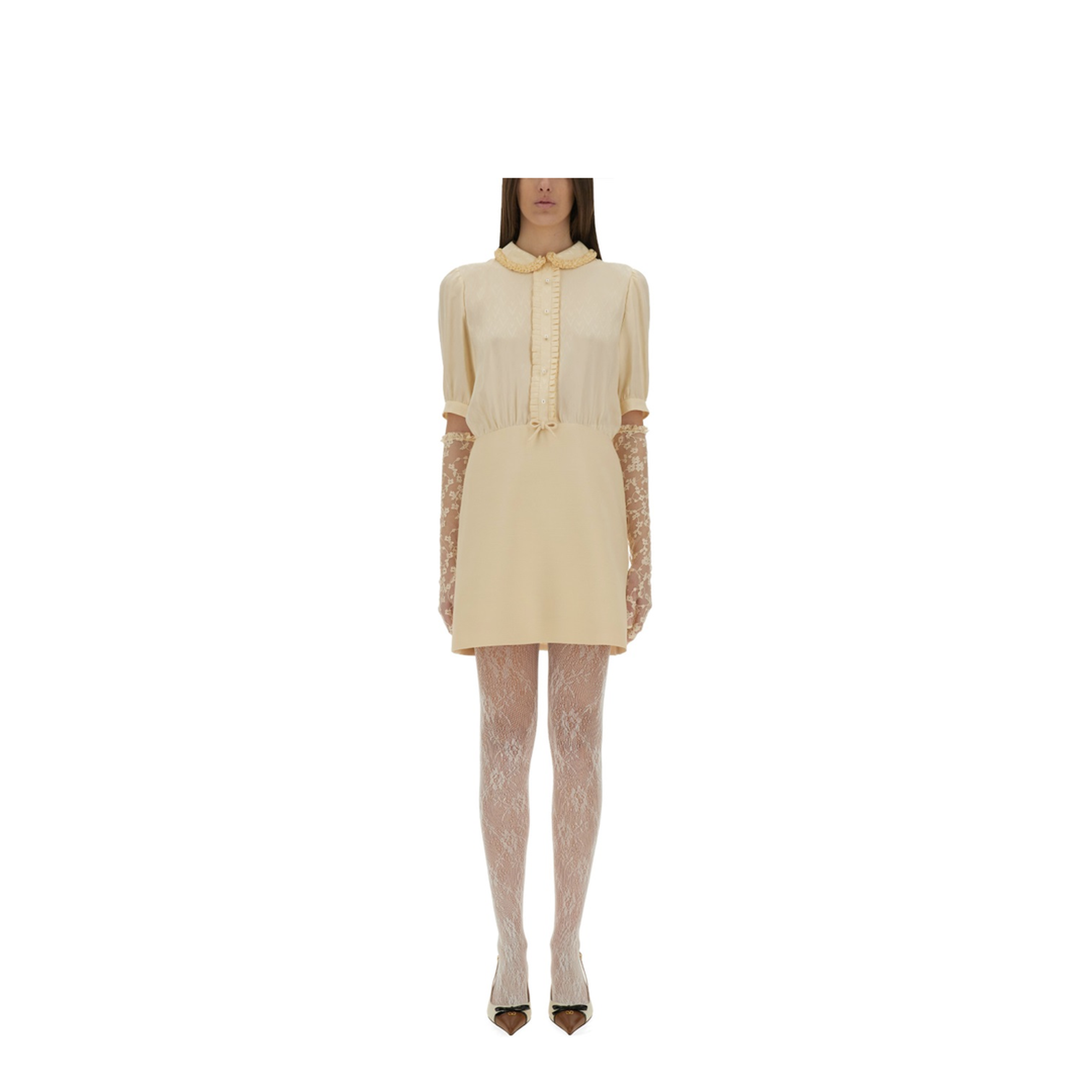 crepe couture short dress CREPE COUTURE SHORT DRESS - Valentino Garavani