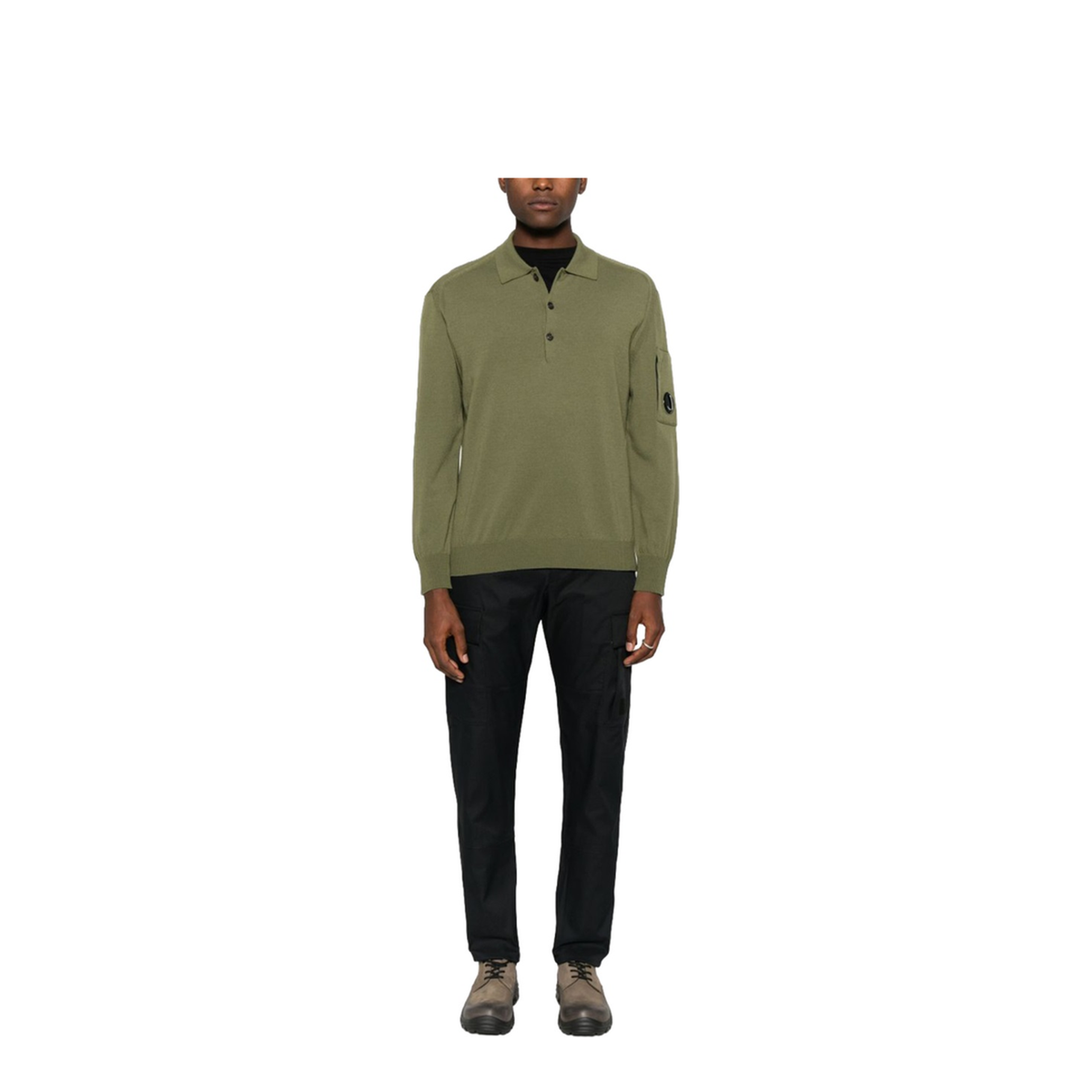 MAYFEYR - C.P. Company - Wool Polo - 19CMKN038A005528A652