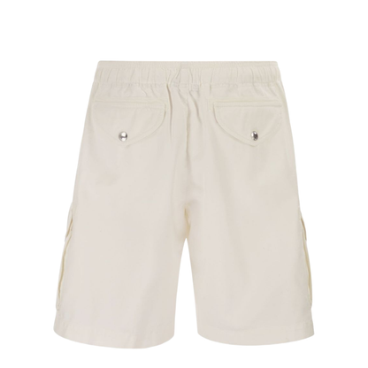 Drawstring Cotton Cargo Shorts