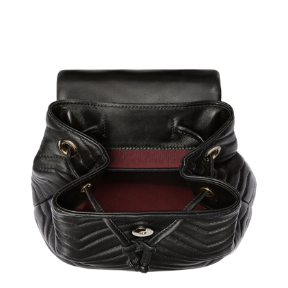 GG Marmont Mini Backpack Matelassé Nappa Leather - Black