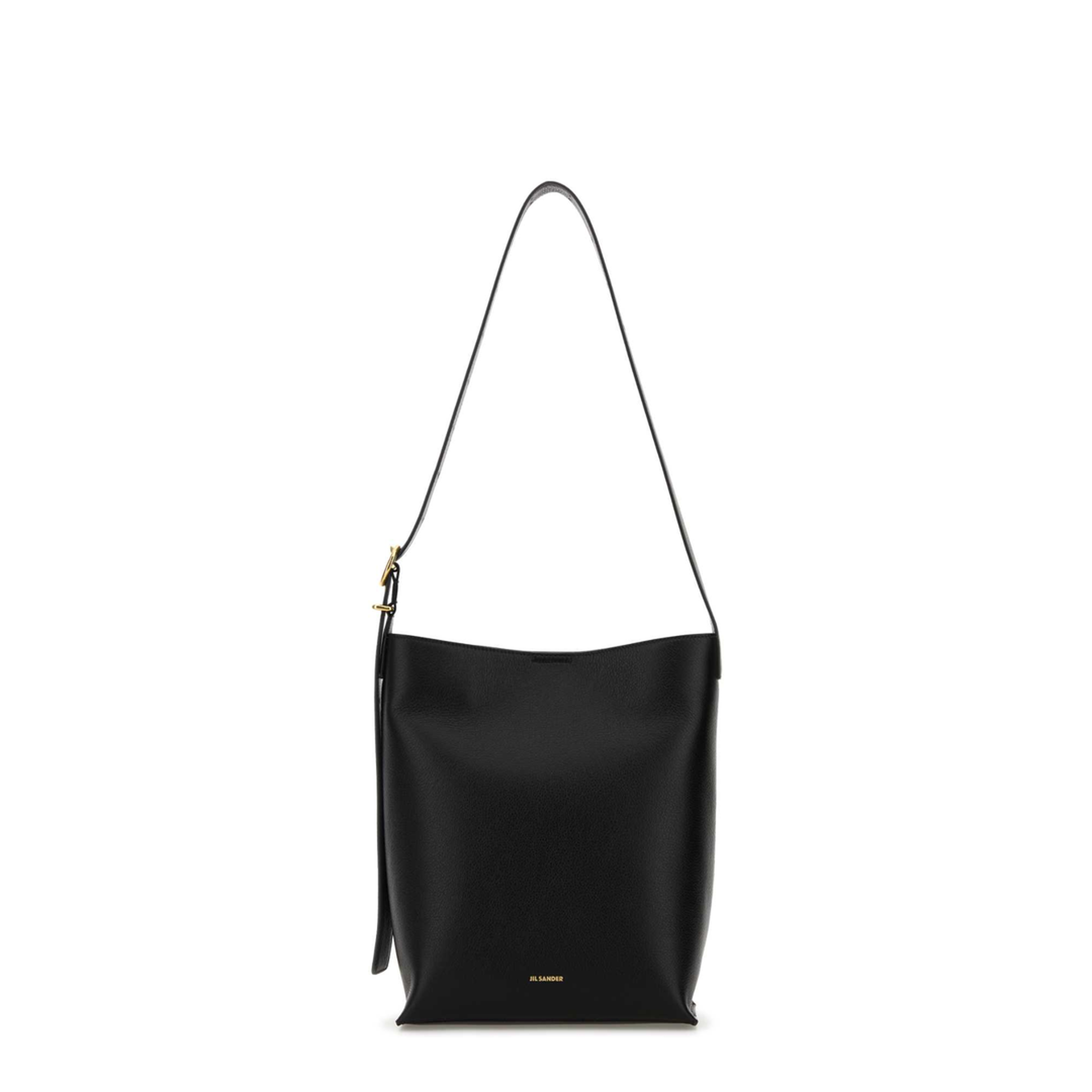 Cannolo Tote Bag Leather Black