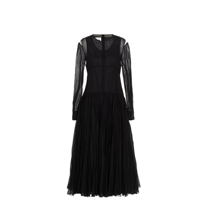 Pleated Skirt Dress