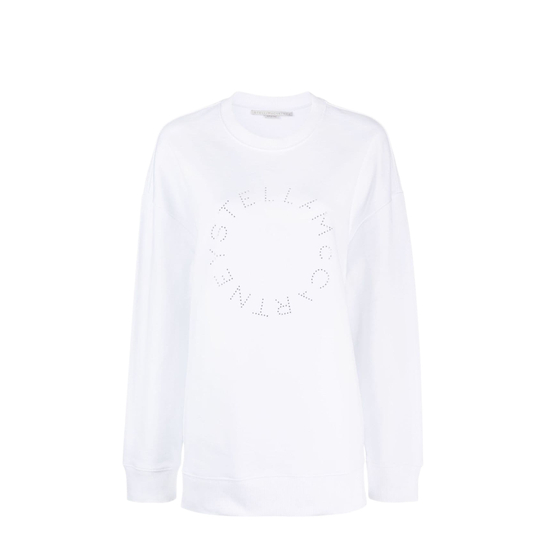 MAYFEYR - Stella Mccartney - Rhinestone-Embellished Logo Sweatshirt - 6J02063SPX379000