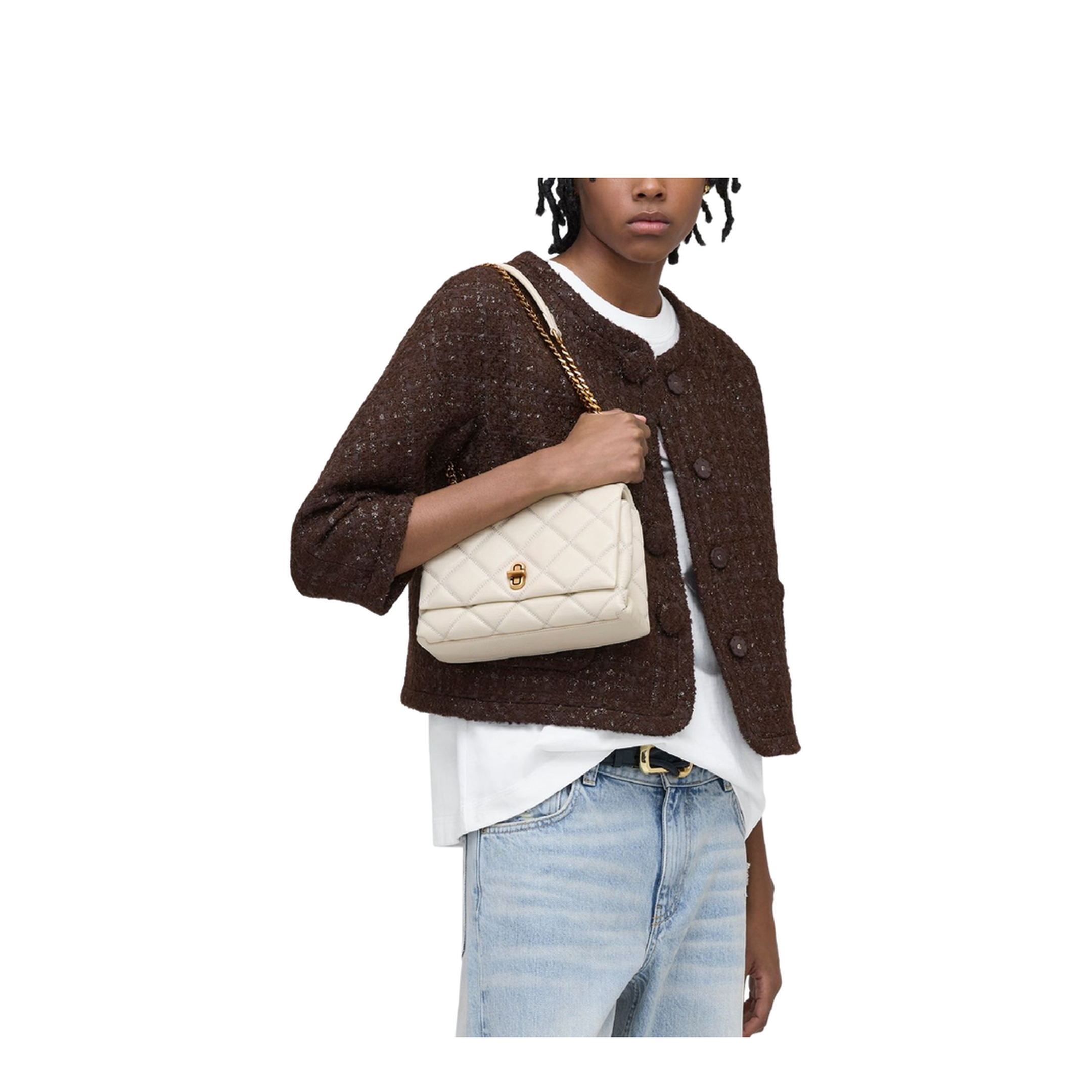 Slim Dual Leather Shoulder Bag