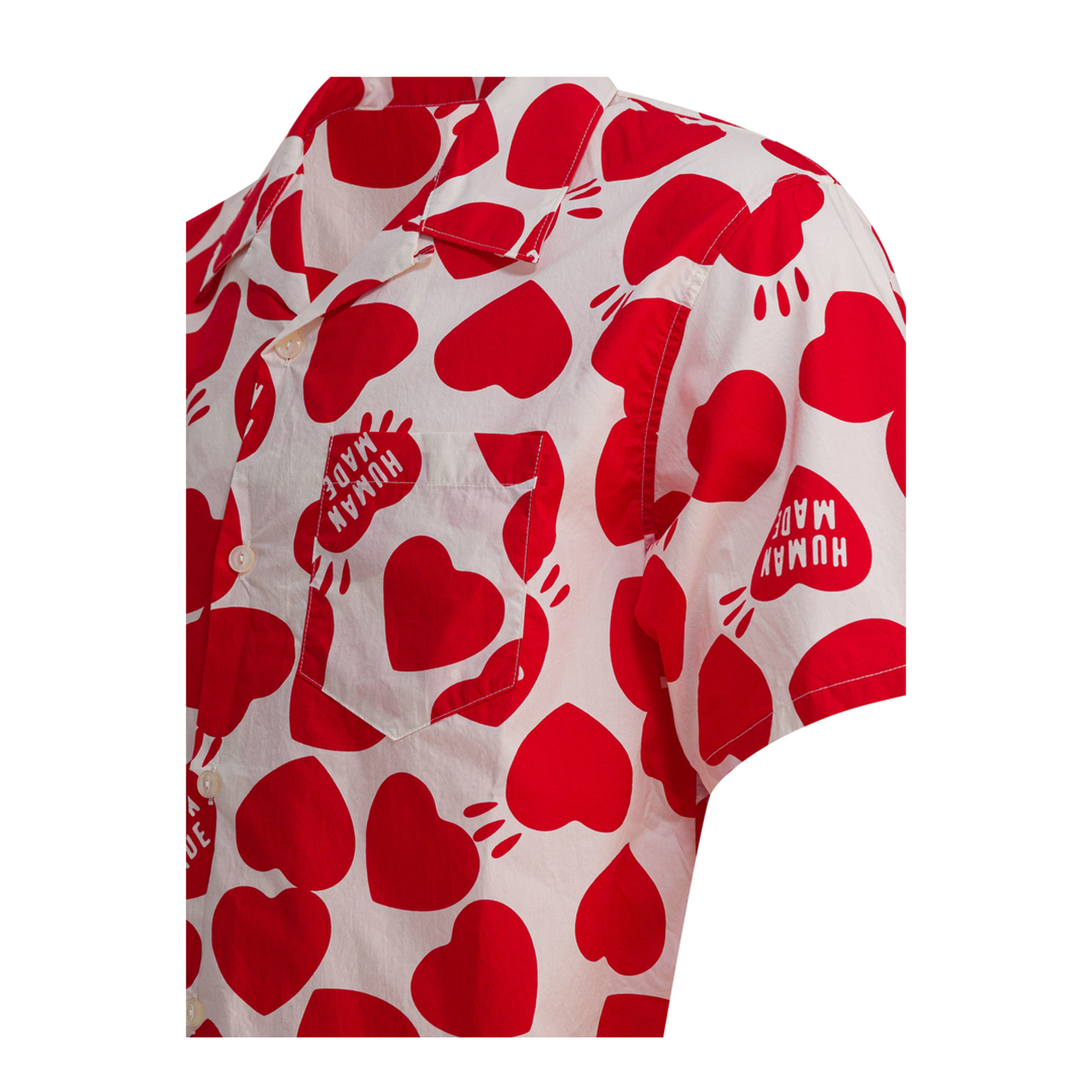 MAYFEYR - Human Made - Heart Vacation Shirt - HM29SH026WHITE