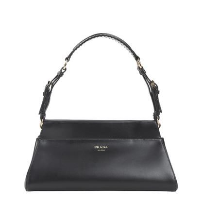 Black Enchaîné Medium Leather Bag