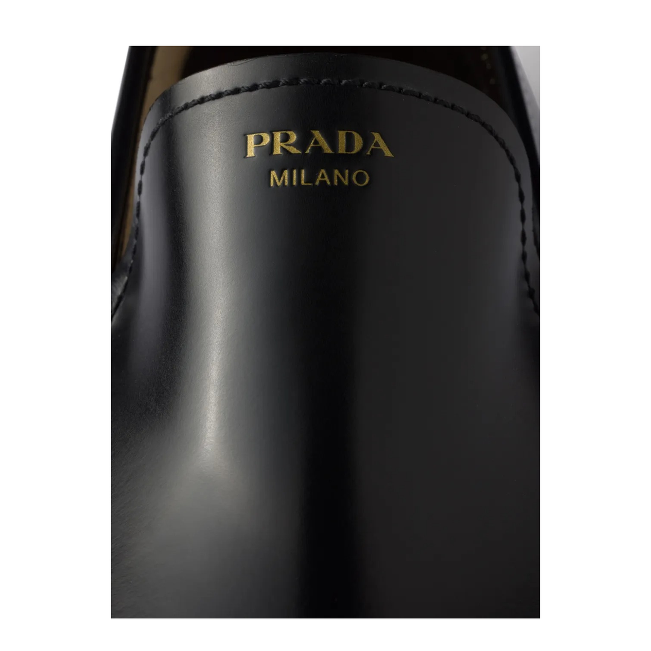 MAYFEYR - Prada - Brushed Fumé Leather Loafers - 1D991NFA020P39F0002