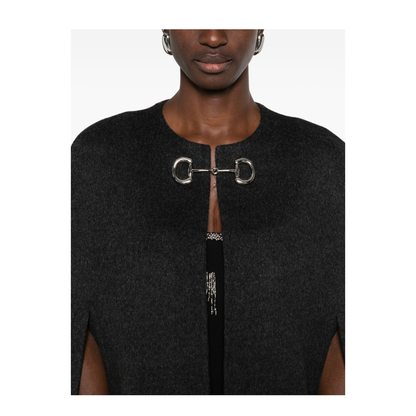 Wool and Silk Cape with Clamp