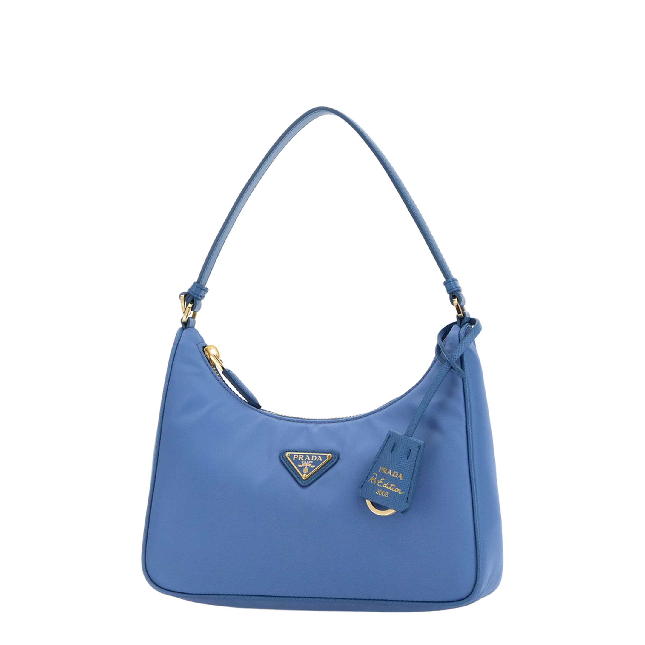 Light Blue Re-Nylon Re-Edition 2005 Shoulder Bag