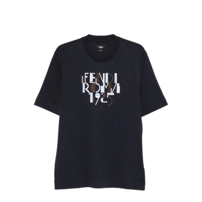 MAYFEYR - Fendi - Roma 1925 Print Cotton T-Shirt - FY0936AVOHF0PTH