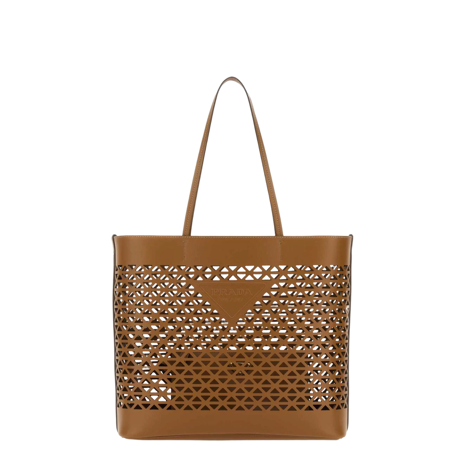Caramel Leather Shopping Bag
