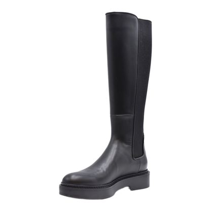 MAYFEYR - Santoni - Black Leather Boots - WSHW59512SMONUORN01