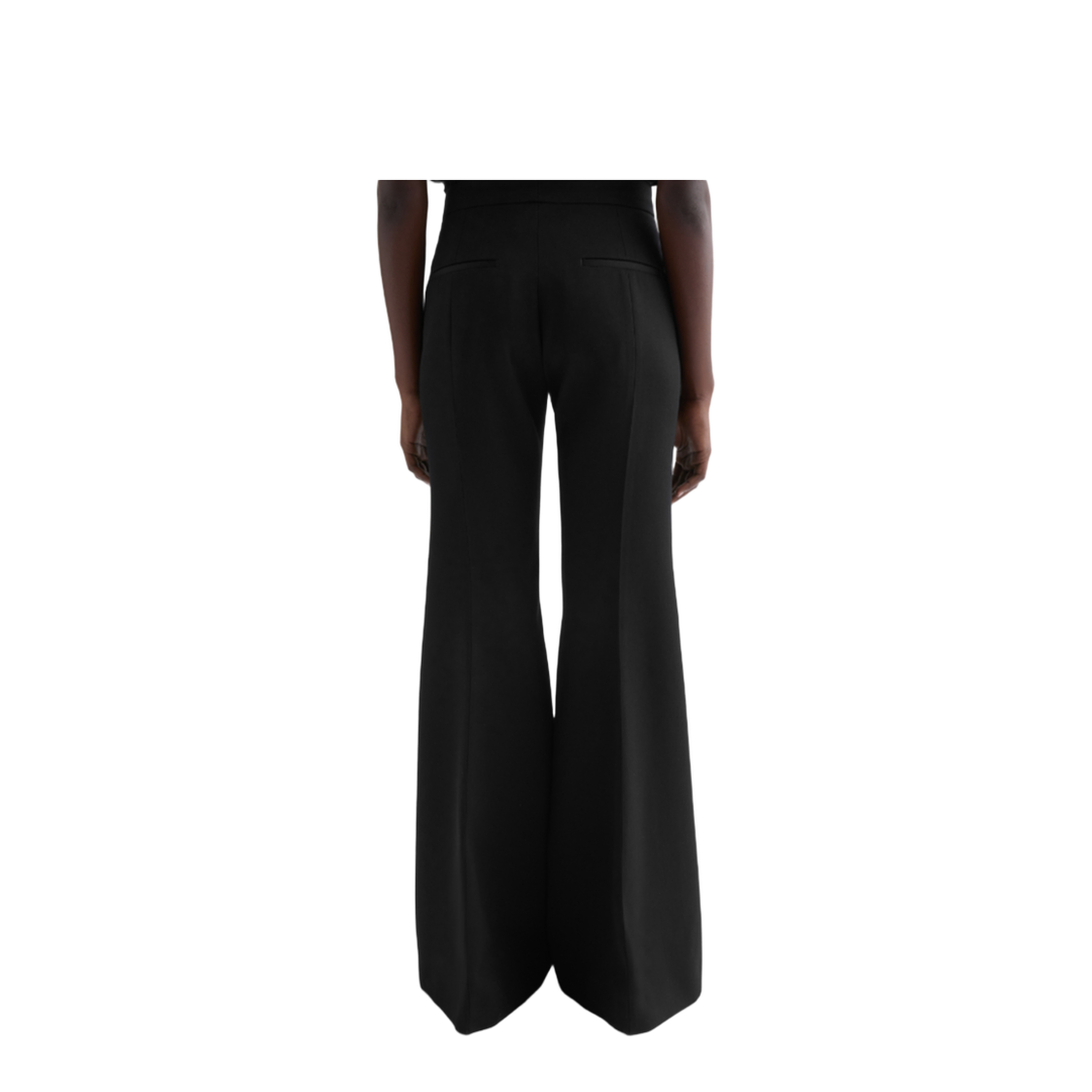 Wool Flared Trousers