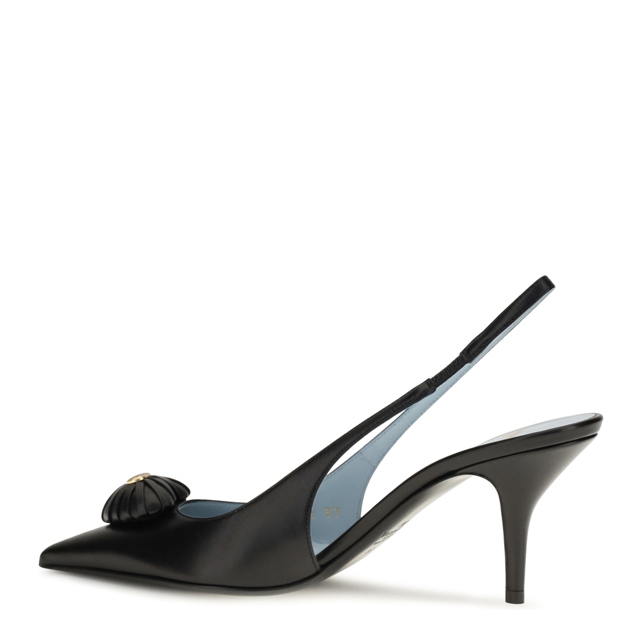 MAYFEYR - Valentino - Coeur Royal Slingback Leather Pumps - 9W2S0QD6DMD