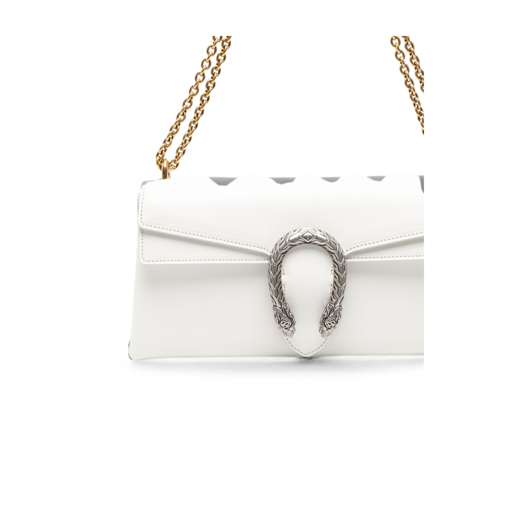 MAYFEYR - Gucci - Medium Shoulder Bag In White Leather - 874735AAGD59214