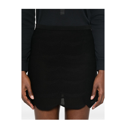 Silk and Cotton Mini Skirt