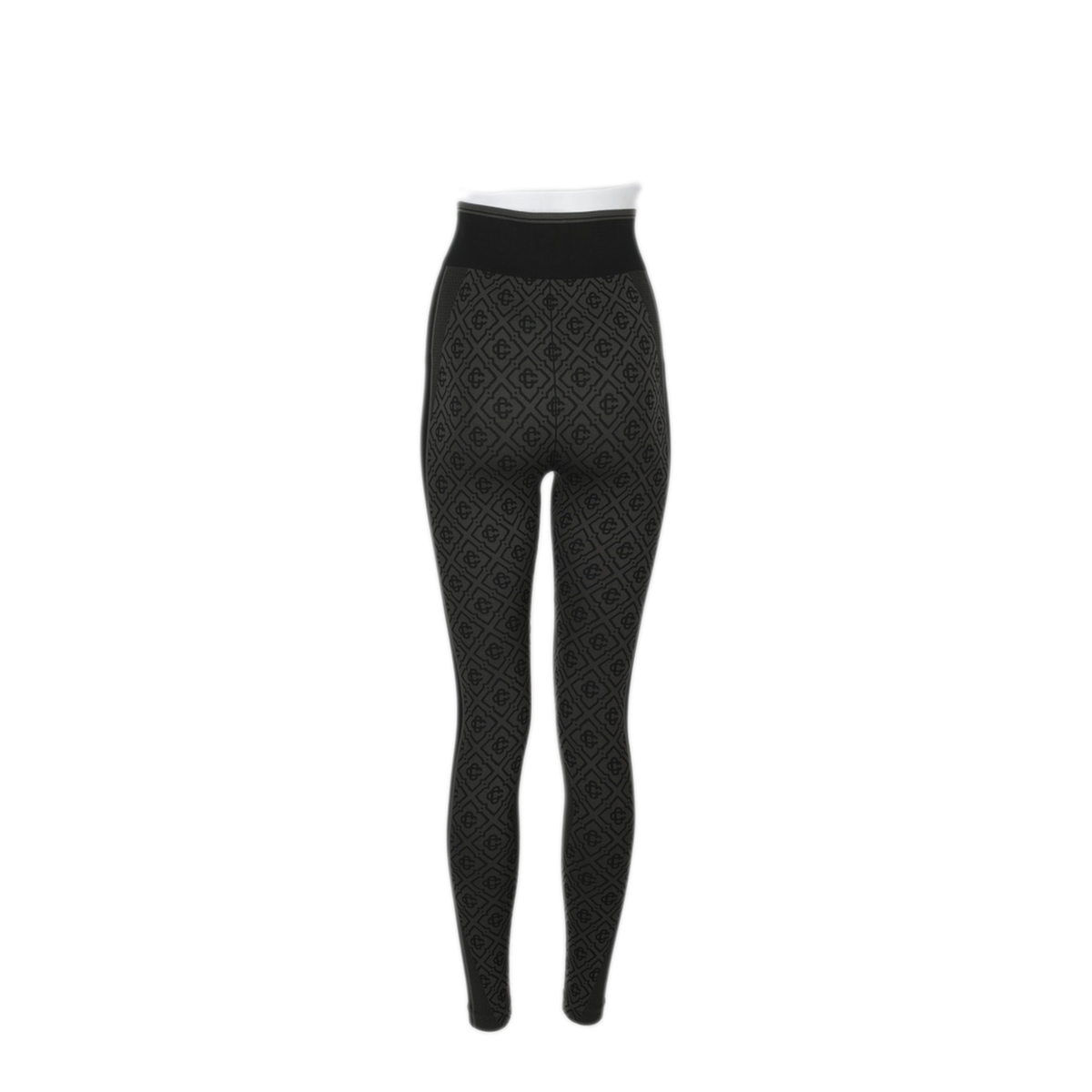 MAYFEYR - Casablanca - Leggings Monogram Senza Cuciture - WPF26ACT06701GREYMONOGRAM