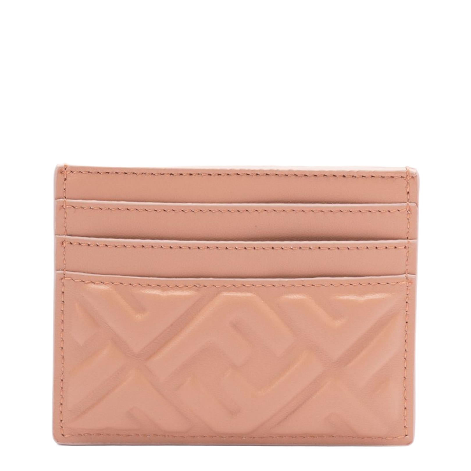 Card Holder Baguette Leather Pink