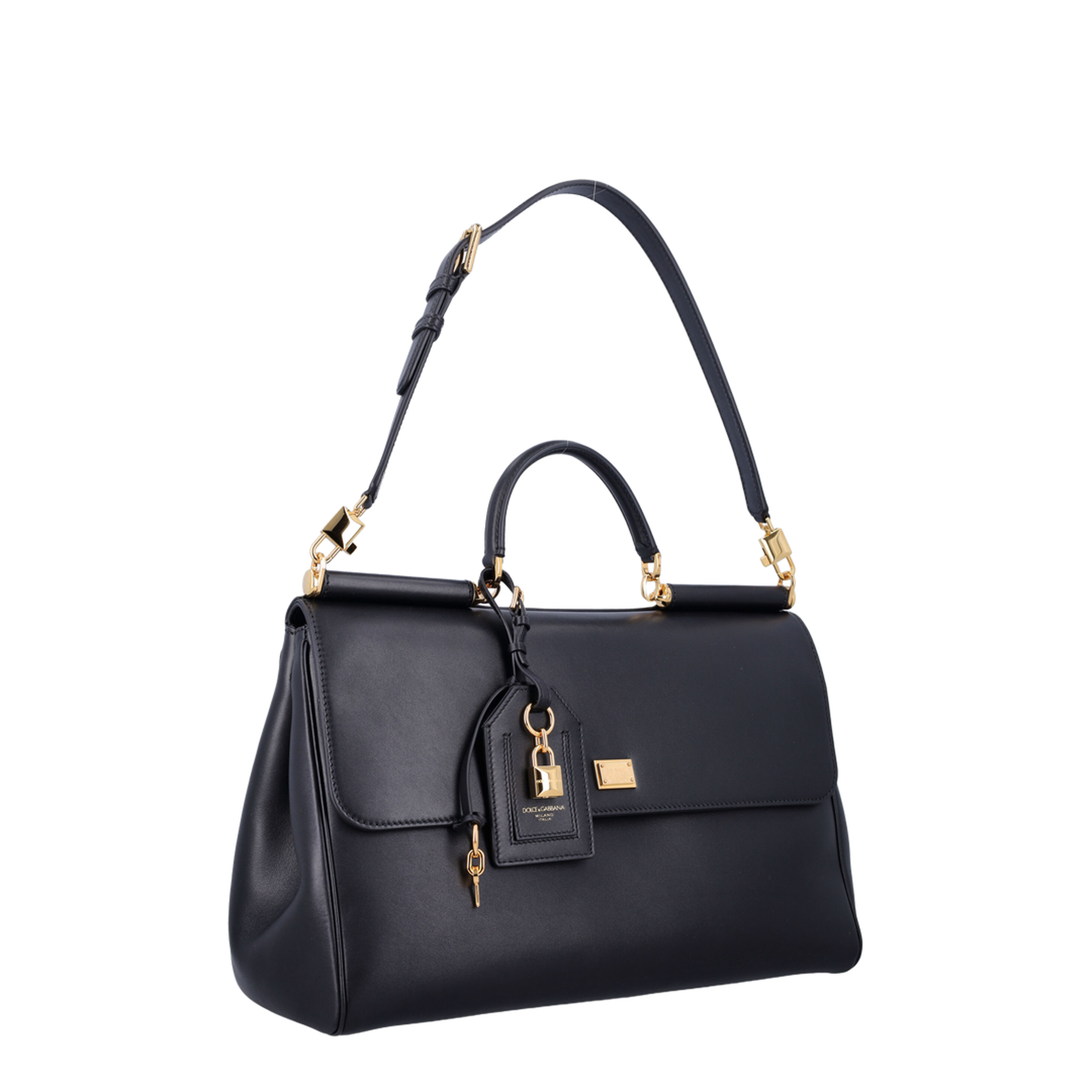 Maxi My Sicily Handbag in Plongé Calfskin