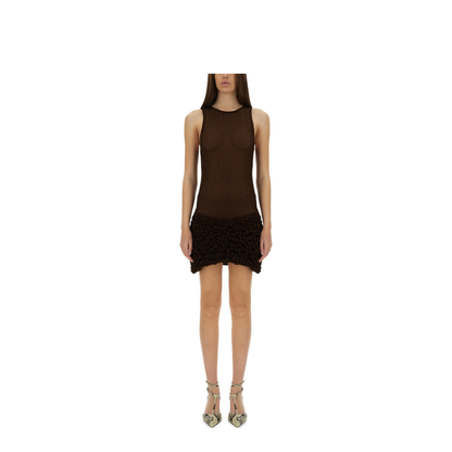 MAYFEYR - SELIA RICHWOOD - Mini Poncik Dress - PONCIKMINIDRESSBROWN