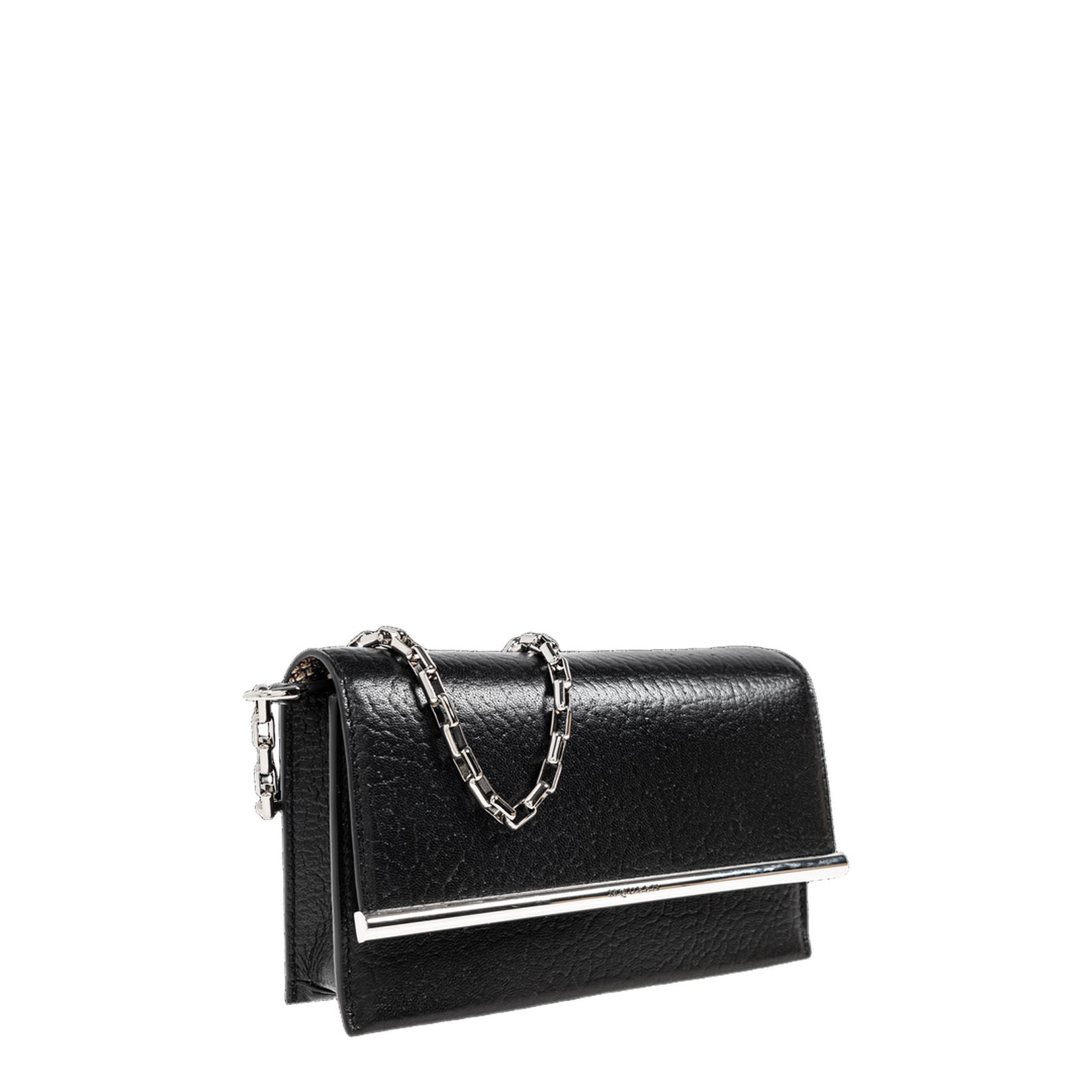Mini Rectangular Cross-Bar Clutch Bag