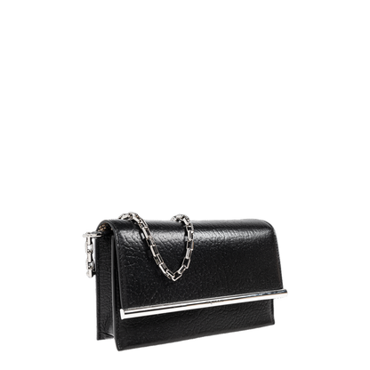 Mini Rectangular Cross-Bar Clutch Bag