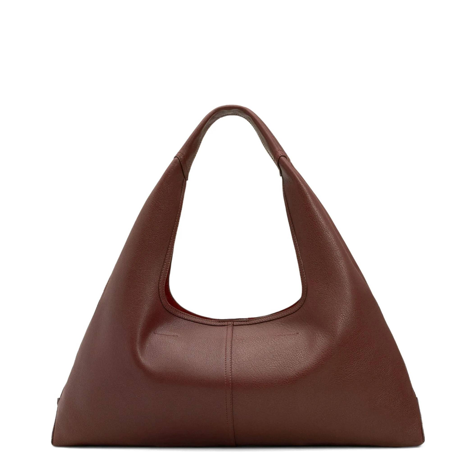 Burgundy Supple Leather Etienne Shoulder Bag
