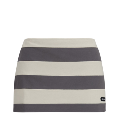 MAYFEYR - Miu Miu - Striped Cotton Mini Skirt - MJD235SOOO195L