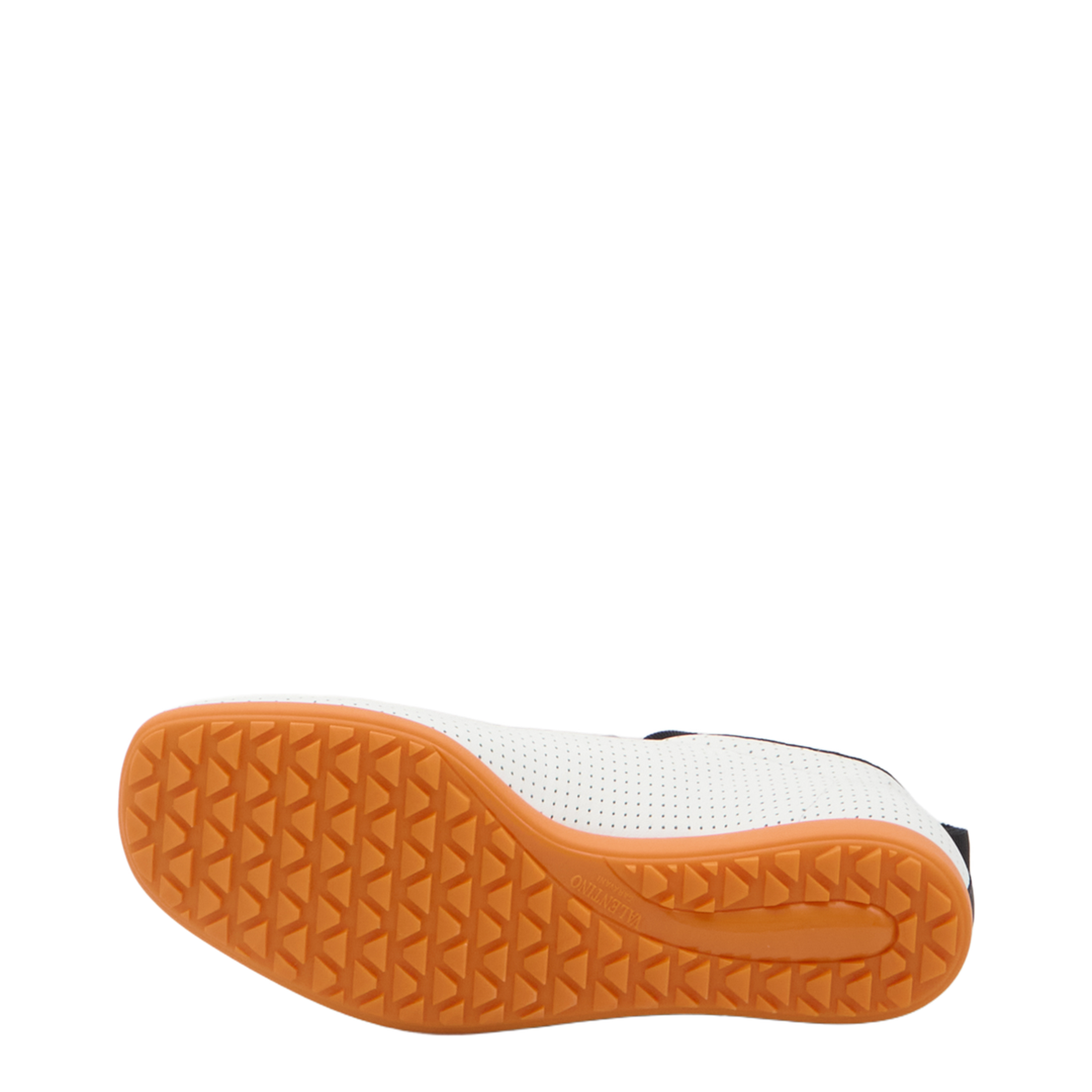 White Perforated Nappa Leather Chromathon Sneaker