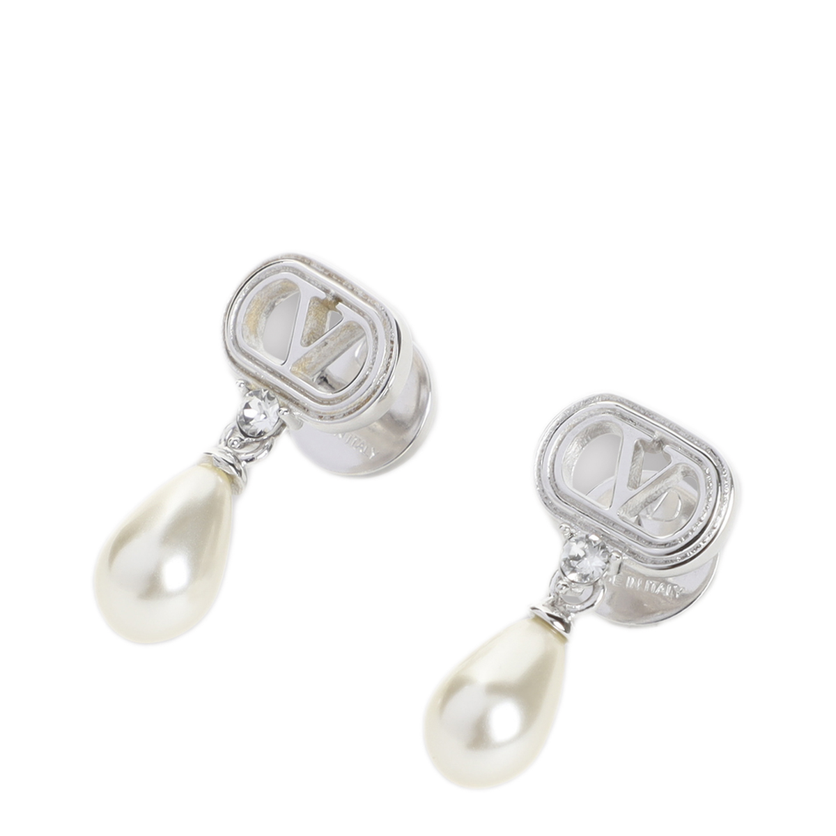 MAYFEYR - Valentino - Vlogo Pearl Earrings - 8W2J0BG8WKDDFF