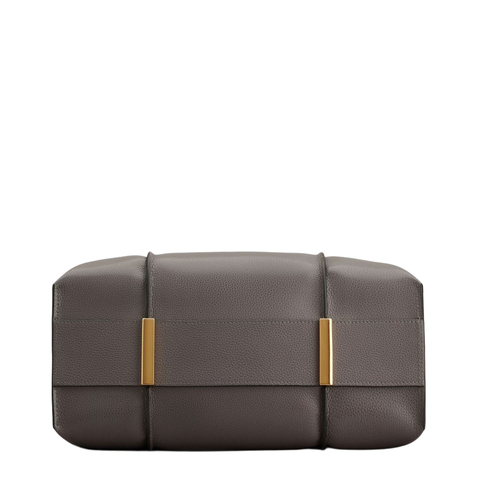 Dark Grey Leather Bag