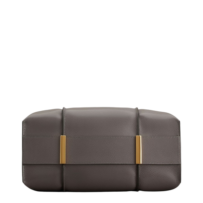 Dark Grey Leather Bag