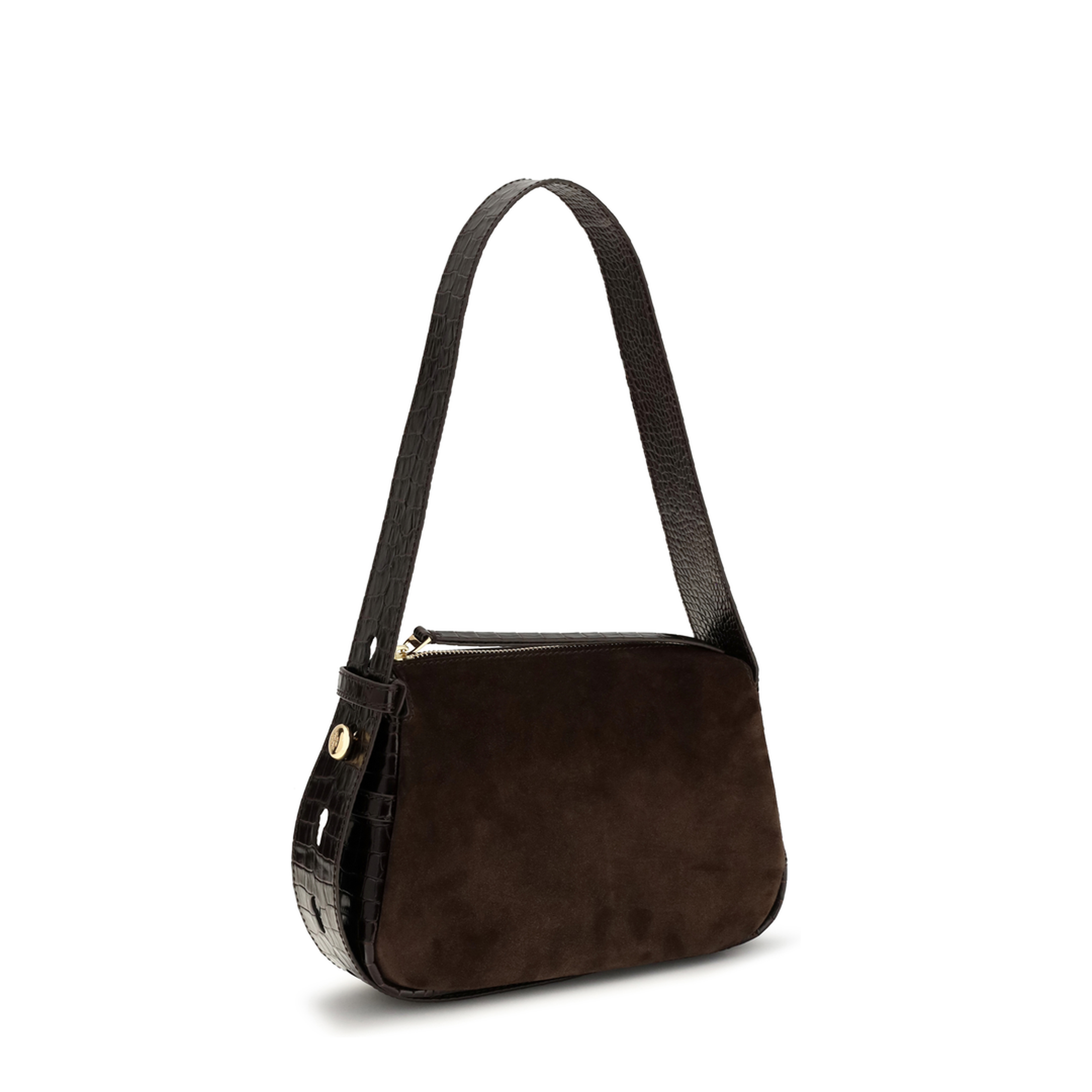MAYFEYR - Tory Burch - Small Romy Suede Shoulder Bag - 185819200