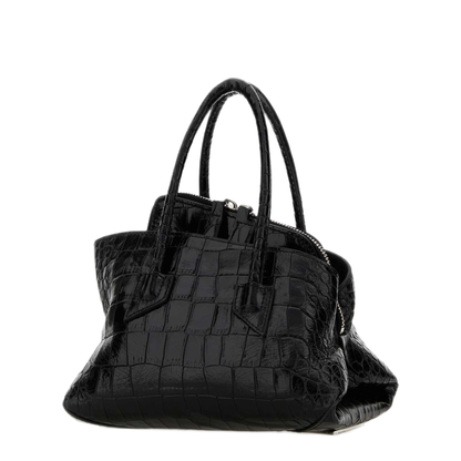 La Passeggiata Mini Calf Leather Handbag - Black