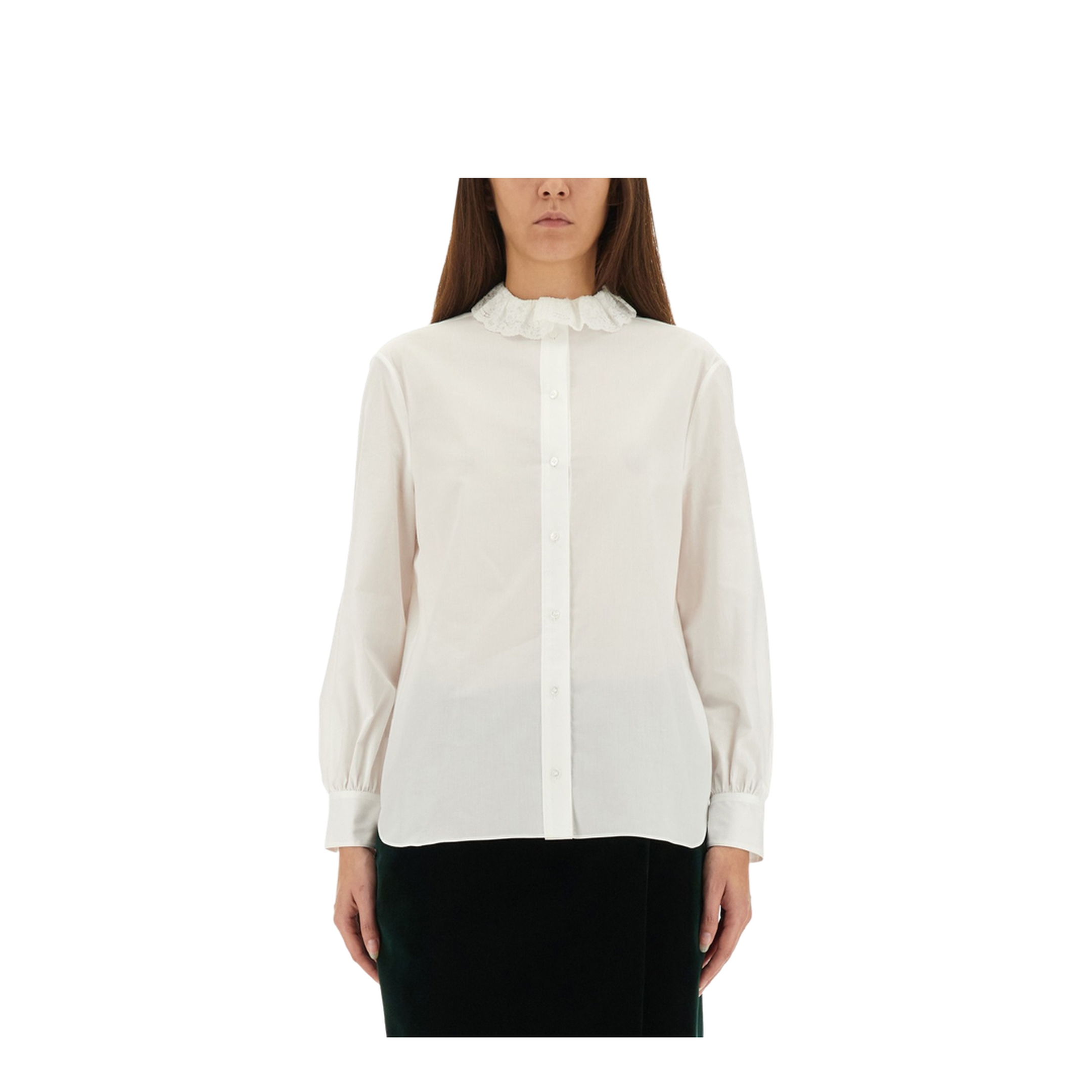 Crumpled Poplin Blouse