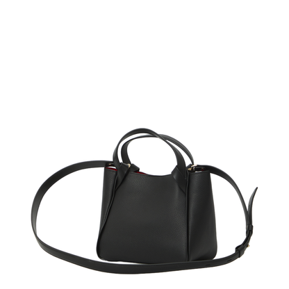 Bettina Mini Grained Calf Leather Tote Bag - Black