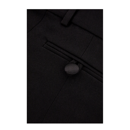 Black Wool Pant
