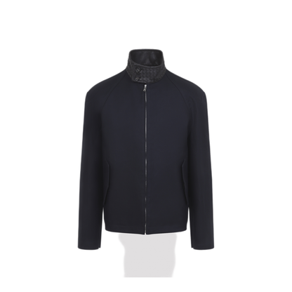 MAYFEYR - Bottega Veneta - Midnight Blue Cotton Gabardine Jacket - 874709V6CK04071