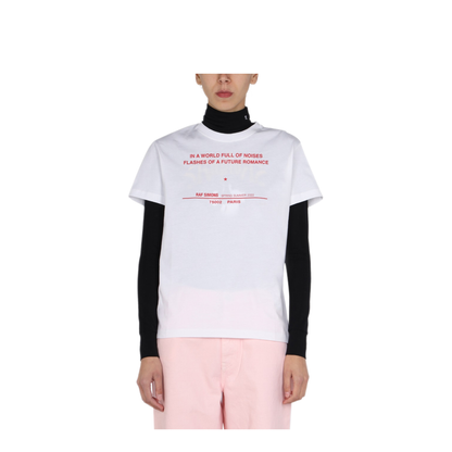 MAYFEYR - RAF SIMONS - Logo Print T Shirt - 221W104190010010
