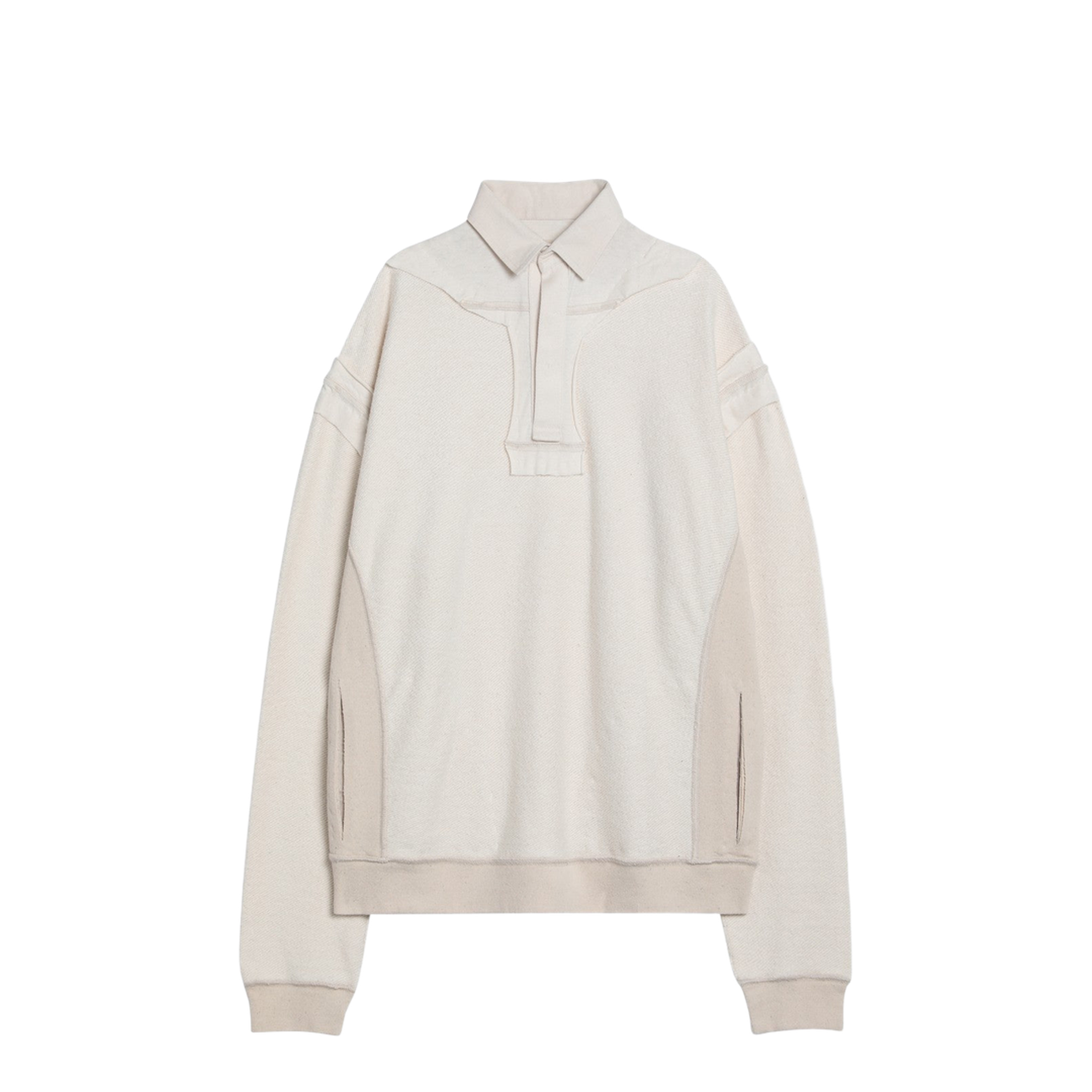 MAYFEYR - Maison Margiela - Distressed-Effect Ecru Sweatshirt - S50GU0227M25022102