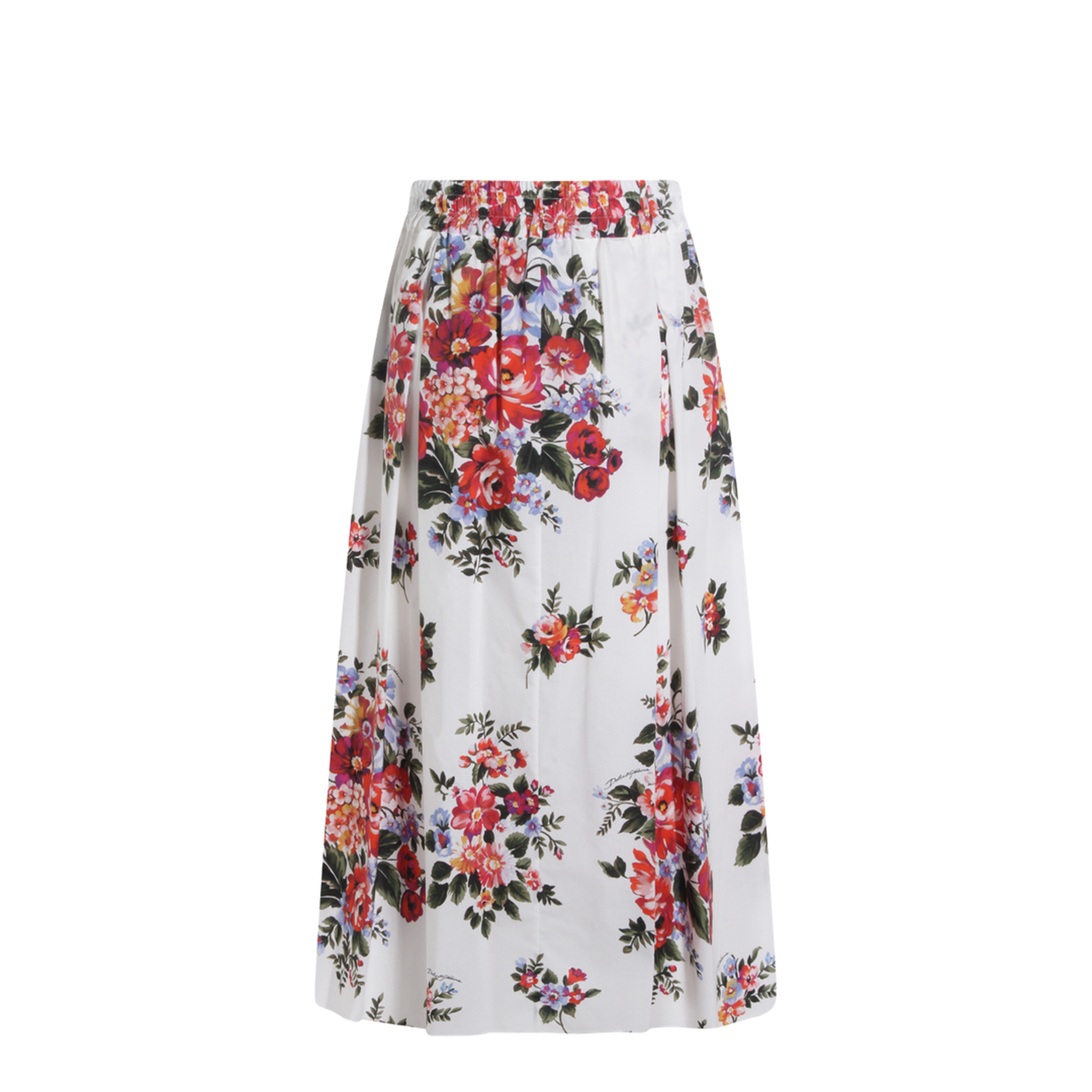 Long Skirt with a Floral Print