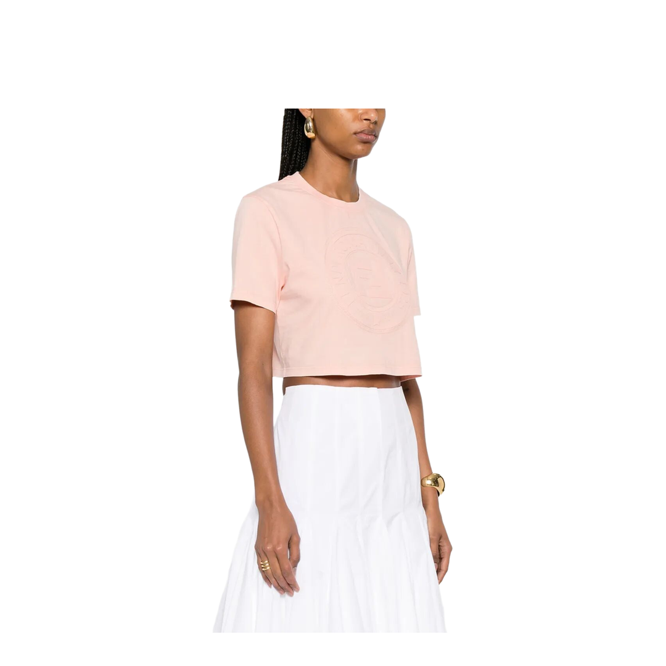 MAYFEYR - Fendi - 3D Roma Cropped T-Shirt - FS9715ASNI