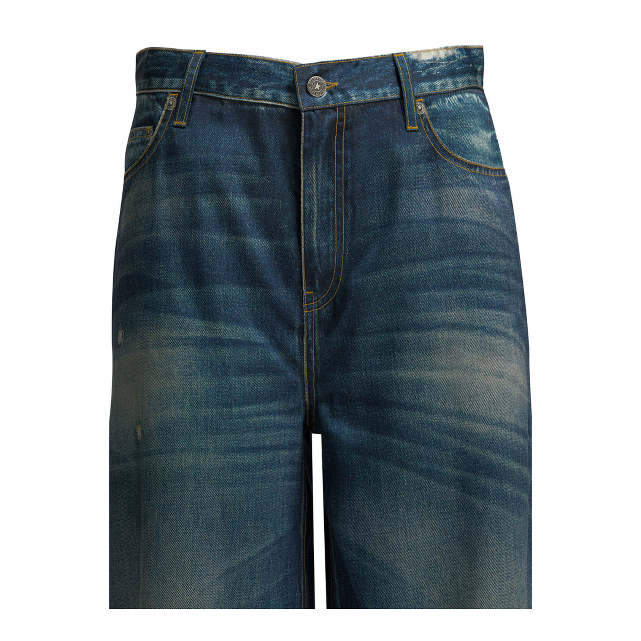 MAYFEYR - Golden Goose - Melody Boyfriend Wide Leg Jeans - GWP02528P00240650100X