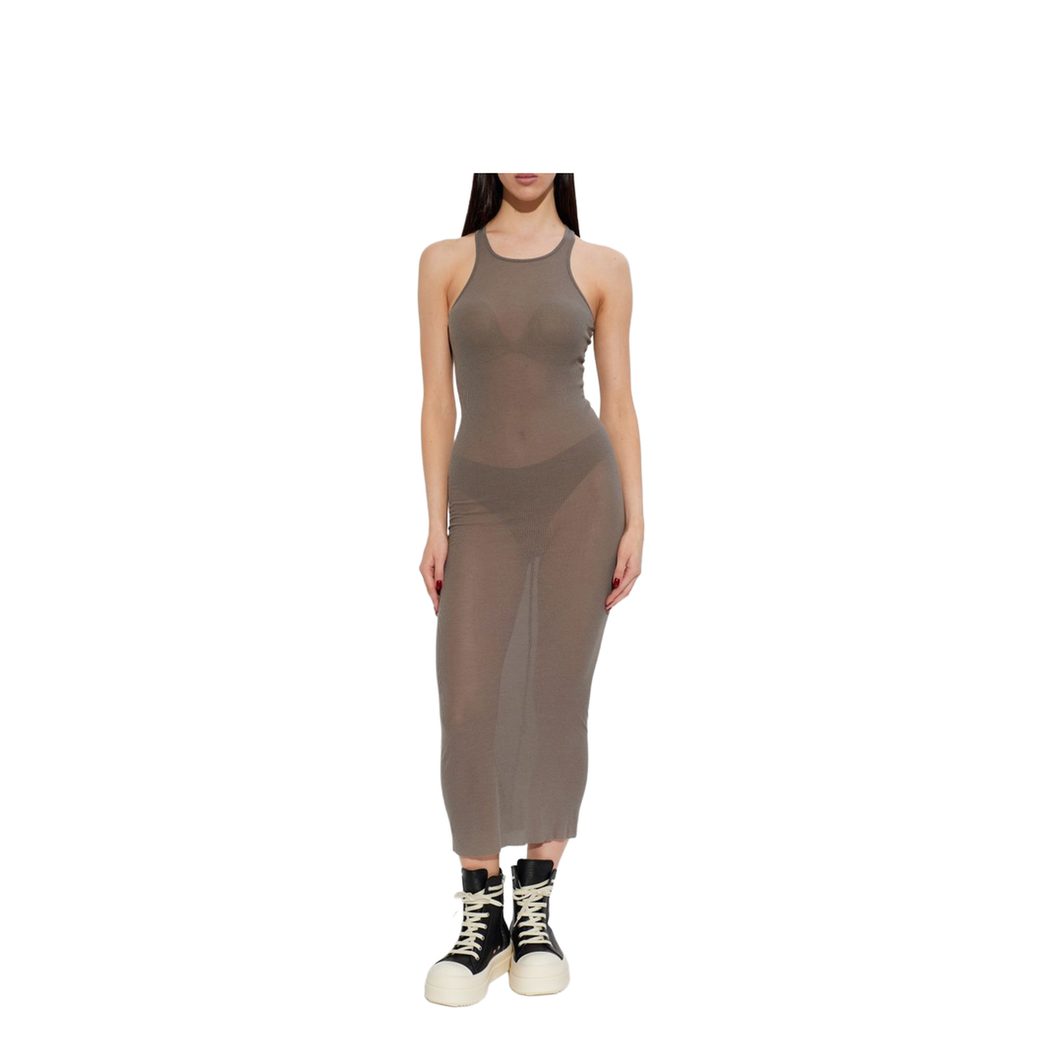 Silk Blend Midi Dress