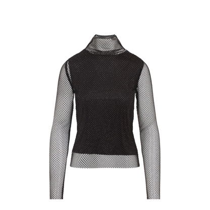 MAYFEYR - Sportmax - Black Gerarda Crystal Top - 252294606160013140003