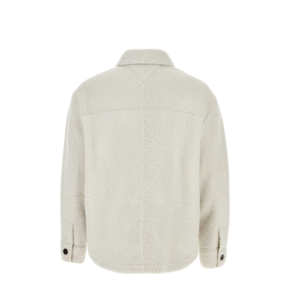 MAYFEYR - Bottega Veneta - Chalk Shearling Oversize Shirt - 791329V4AX09908