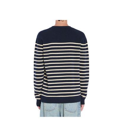 Men's Striped Wool Sweater