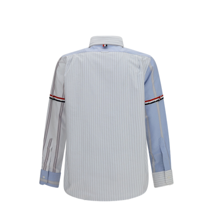 MAYFEYR - Thom Browne - Funmix Striped Oxford Shirt - MWL301FF0938480