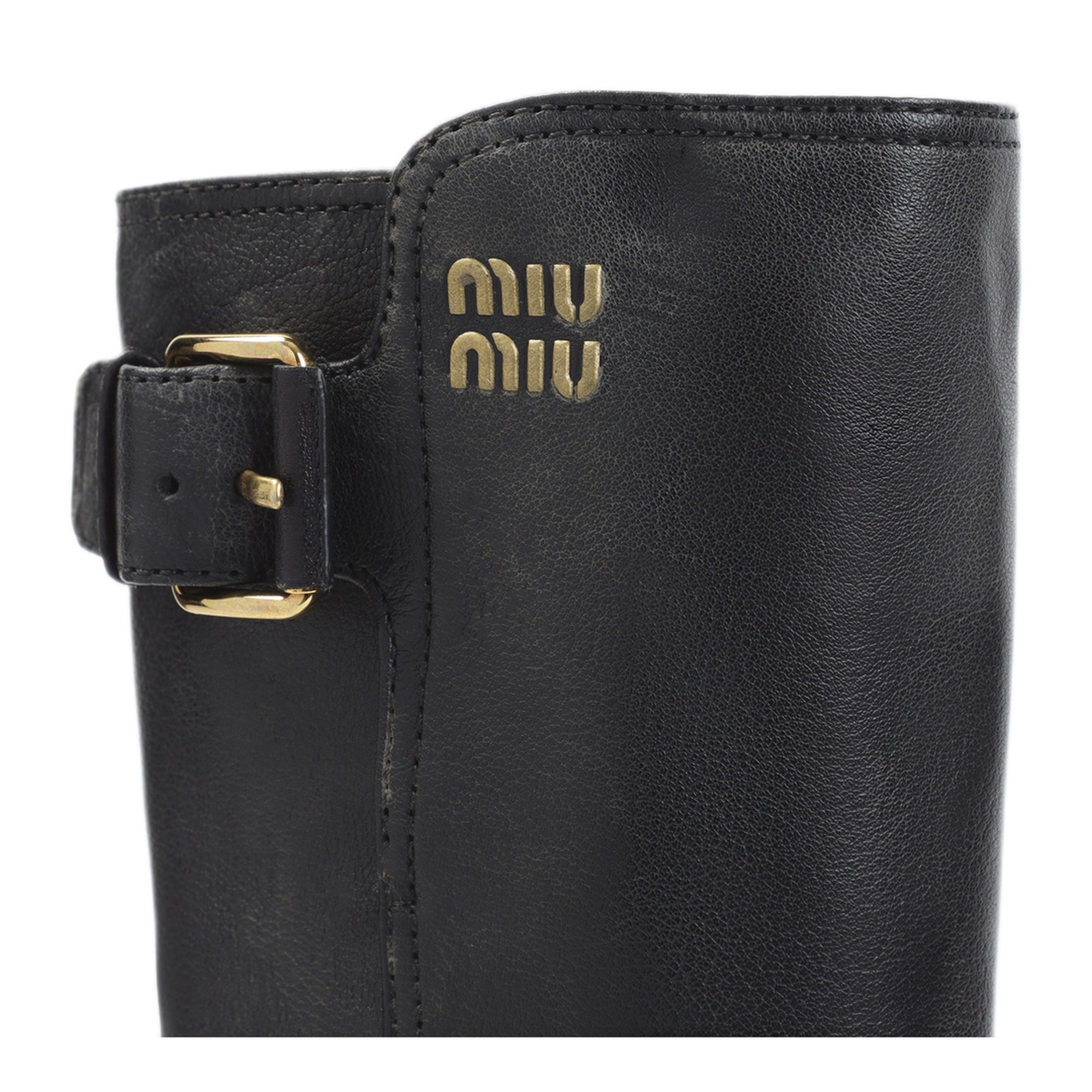 MAYFEYR - Miu Miu - Leather Boots - 5W767EF55Y9S